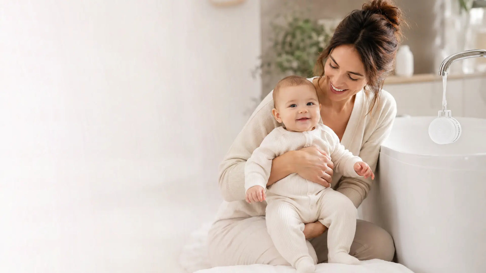 L'eau du robinet agresse la peau de votre bébé.